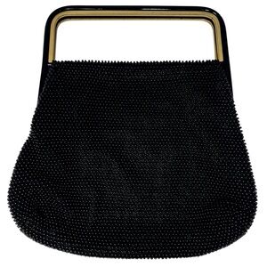 50s 60s Corde Bead Vintage Handbag Purse